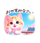 夏に毎日使える スイーツねこ 日常（個別スタンプ：4）