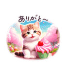 夏に毎日使える スイーツねこ 日常（個別スタンプ：25）