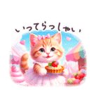 夏に毎日使える スイーツねこ 日常（個別スタンプ：37）