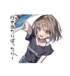 無計画系女子のドタバタ劇（個別スタンプ：1）
