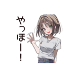 無計画系女子のドタバタ劇（個別スタンプ：2）