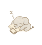 ねむゾウのゆるスタンプ（個別スタンプ：37）