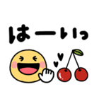 スマイルにこちゃん♡見やすいデカ文字（個別スタンプ：2）