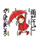 ひま子ちゃん682 大人の雨女子スタンプ。（個別スタンプ：12）
