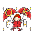 ひま子ちゃん682 大人の雨女子スタンプ。（個別スタンプ：26）