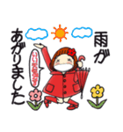 ひま子ちゃん682 大人の雨女子スタンプ。（個別スタンプ：36）