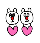 riekimのシロクマさんスタンプ（個別スタンプ：8）