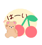 【ふんわりくまたん】ありがとうおめでとう（個別スタンプ：8）