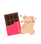 【ふんわりくまたん】ありがとうおめでとう（個別スタンプ：32）