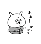 どうしてもやる気が出ないゆるうさぎ。（個別スタンプ：3）