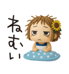 はな子✿3Dちびドールver.（夏）（個別スタンプ：27）