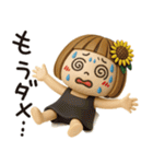 はな子✿3Dちびドールver.（夏）（個別スタンプ：39）