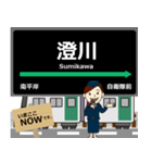 南北線in札幌地下鉄の毎日使う電車（個別スタンプ：14）