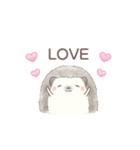 ハリネズミと推し活*ピンク（個別スタンプ：20）