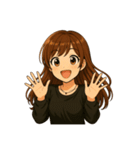 ゆるっと女子の毎日スタンプ（個別スタンプ：7）