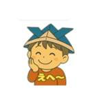 端午の節句(かぶとを被った少年)（個別スタンプ：1）