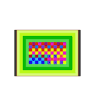 謎の幾何学模様・ピクセルアート（個別スタンプ：1）
