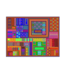 謎の幾何学模様・ピクセルアート（個別スタンプ：9）