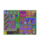 謎の幾何学模様・ピクセルアート（個別スタンプ：10）