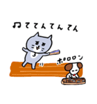 【再販】灰色キャットのお正月【冬の挨拶】（個別スタンプ：25）
