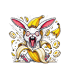 うさぎ癖MAX❗️❸着ぐるみ破壊…………..（個別スタンプ：27）