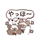 ココとフフ〜あいさつスタンプ1〜（個別スタンプ：3）