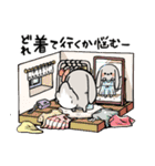 グレーのロップイヤーさん【推し活1】（個別スタンプ：22）