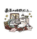 グレーのロップイヤーさん【推し活1】（個別スタンプ：32）