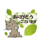 黒ねこの春・夏便り（個別スタンプ：18）