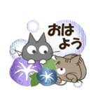 黒ねこの春・夏便り（個別スタンプ：30）