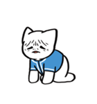 野球ねこ応援団・水色チームVer.（個別スタンプ：39）