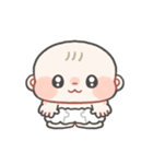 ポップなバブちゃんのスタンプ（個別スタンプ：1）
