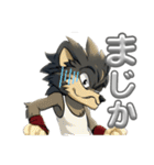 WOLFKING【ウルフキングの日常】（個別スタンプ：1）