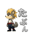 WOLFKING【ウルフキングの日常】（個別スタンプ：7）