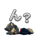 WOLFKING【ウルフキングの日常】（個別スタンプ：17）