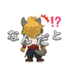 WOLFKING【ウルフキングの日常】（個別スタンプ：21）