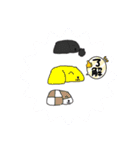 くろまめまめお（個別スタンプ：3）