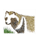 狸・狐イラスト（絵柄ごちゃ混ぜ）（個別スタンプ：19）