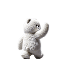 リアル脱力系 白クマファミリー2（個別スタンプ：11）