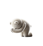 リアル脱力系 白クマファミリー2（個別スタンプ：12）