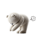リアル脱力系 白クマファミリー2（個別スタンプ：23）