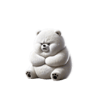 リアル脱力系 白クマファミリー2（個別スタンプ：31）
