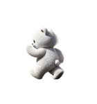 リアル脱力系 白クマファミリー2（個別スタンプ：40）