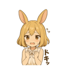 でっかく可愛い♡ウサ娘BIGスタンプ（個別スタンプ：5）