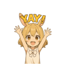 でっかく可愛い♡ウサ娘BIGスタンプ（個別スタンプ：8）