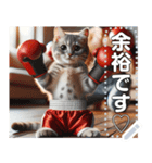 ねこキックボクシング（個別スタンプ：6）