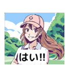 可愛いゴルフ女子のゆるっと日常スタンプ（個別スタンプ：6）