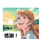 可愛いゴルフ女子のゆるっと日常スタンプ（個別スタンプ：14）