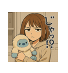 ほさかなお＆イエティ（個別スタンプ：11）