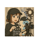 ほさかなお＆イエティ（個別スタンプ：21）